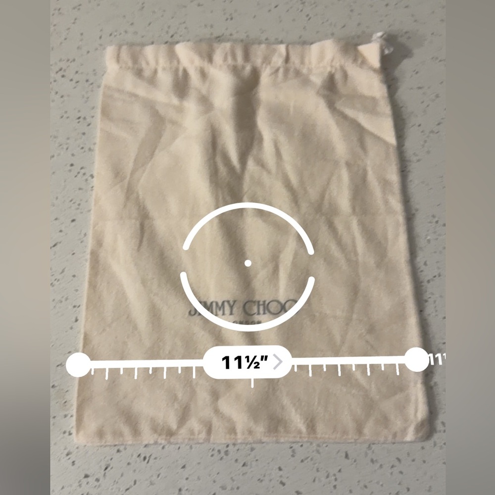 Jimmy Choo Soft Beige Dust Bag - Picture 2 of 3